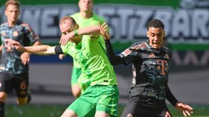 «Бавария» в гостях вырвала победу у «Вольфсбурга»