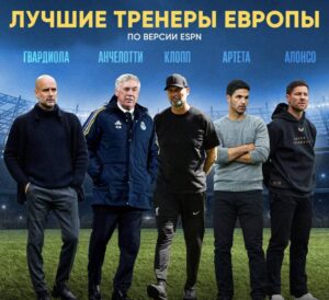 Гвардиола – 1-й в рейтинге лучших клубных тренеров Европы от ESPN