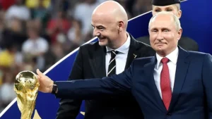 Глава ФИФА сообщил, <br>что Трамп не просил его рассмотреть возможность допуска России на ЧМ-2026