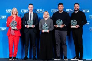 Украинская ассоциация футбола получила награду УЕФА за приверженность инклюзивности