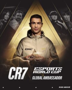 Криштиану Роналду стал глобальным амбассадором Esports World Cup