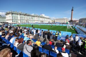 «Зенит» получил федеральную премию за организацию тренировки на Дворцовой площади