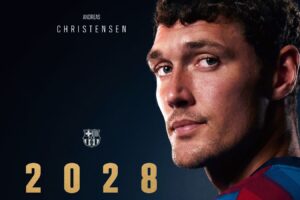 «Барселона» продлила контракт с Кристенсеном до 2028 года