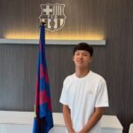 14-летний Карим Мендиканов из Казахстана подписал контракт с «Барселоной»